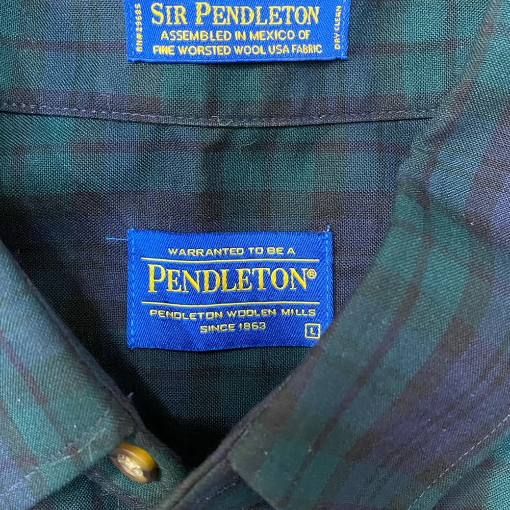 Pendleton plaid button down - Picture 3 of 6